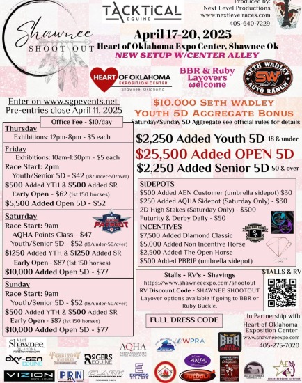 Next Level Shawnee Shootout - April 18-20, 2025